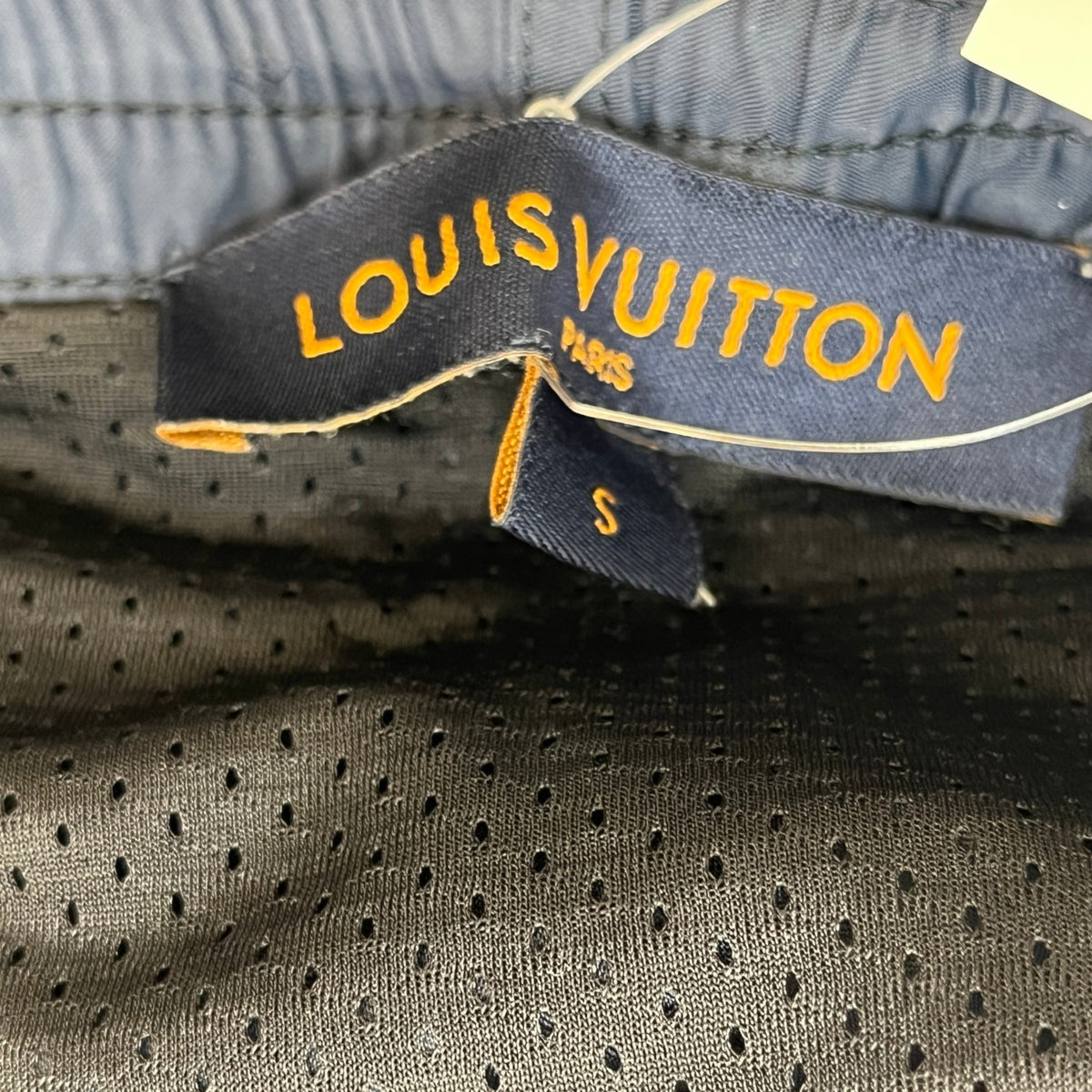Men's Monogram Swim Shorts Navy Size S / W30 - Photo 5