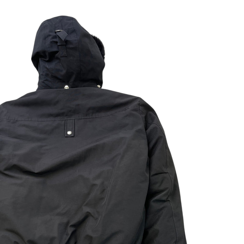 Men's Ballistic Bomber Down Jacket Black Size XL