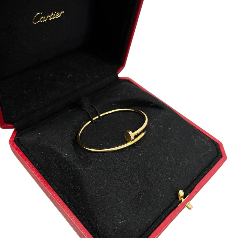 Women's Small Juste un Clou Size 15 Bracelet Gold