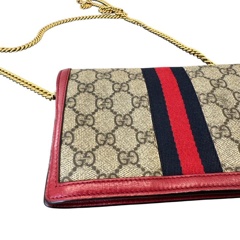 Women's GG Supreme Queen Margaret WOC Handbag Beige