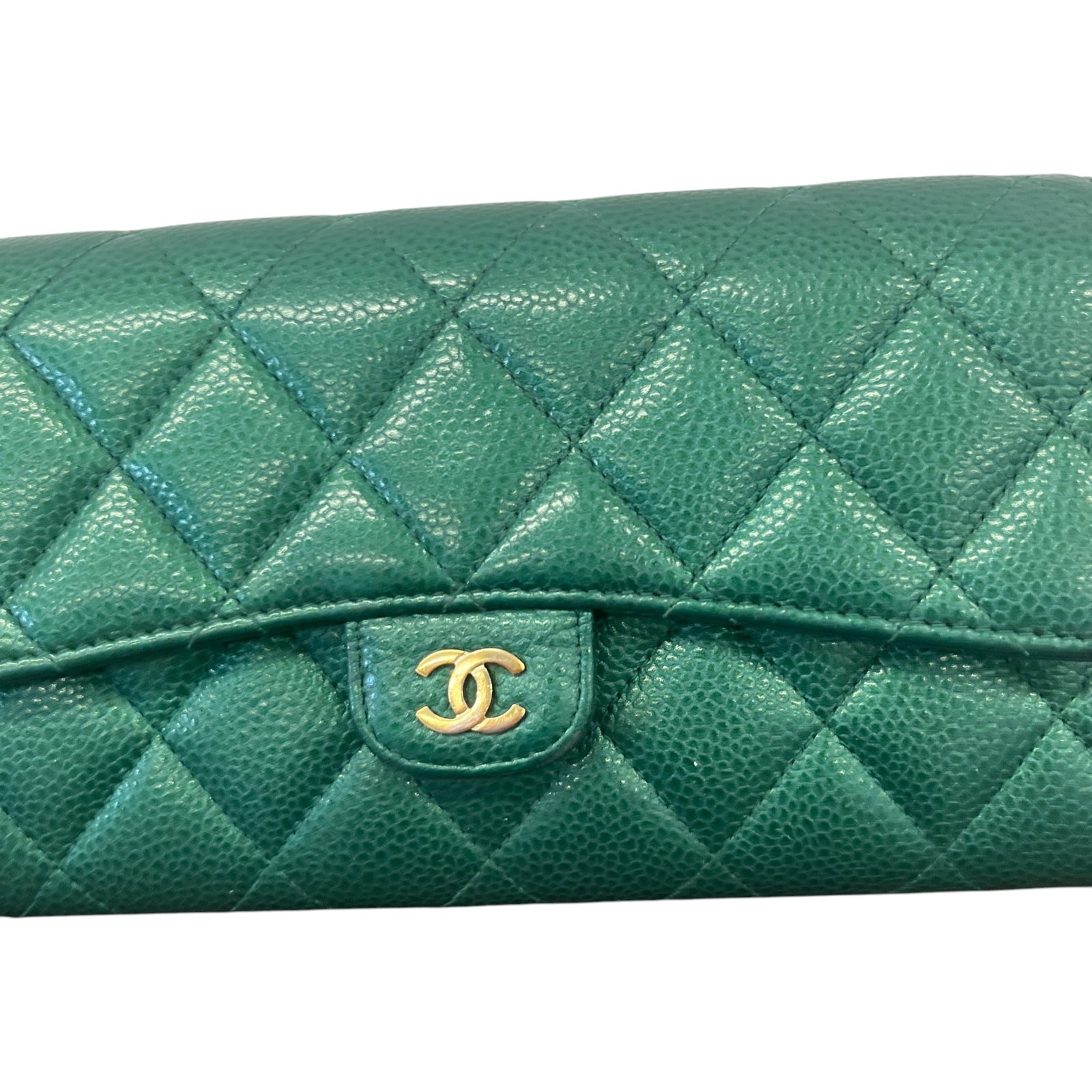Women's CC 18S Iridescent Emerald Wallet Green - Photo 10