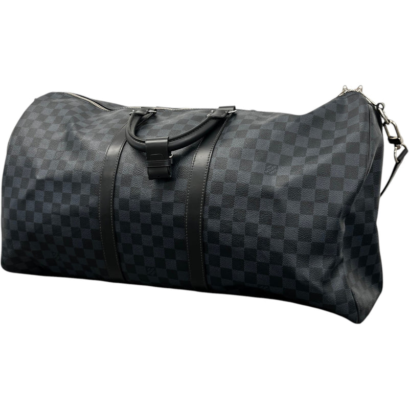 Men's Damier Colbolt Keepall Bandoulière 55 Bag Navy