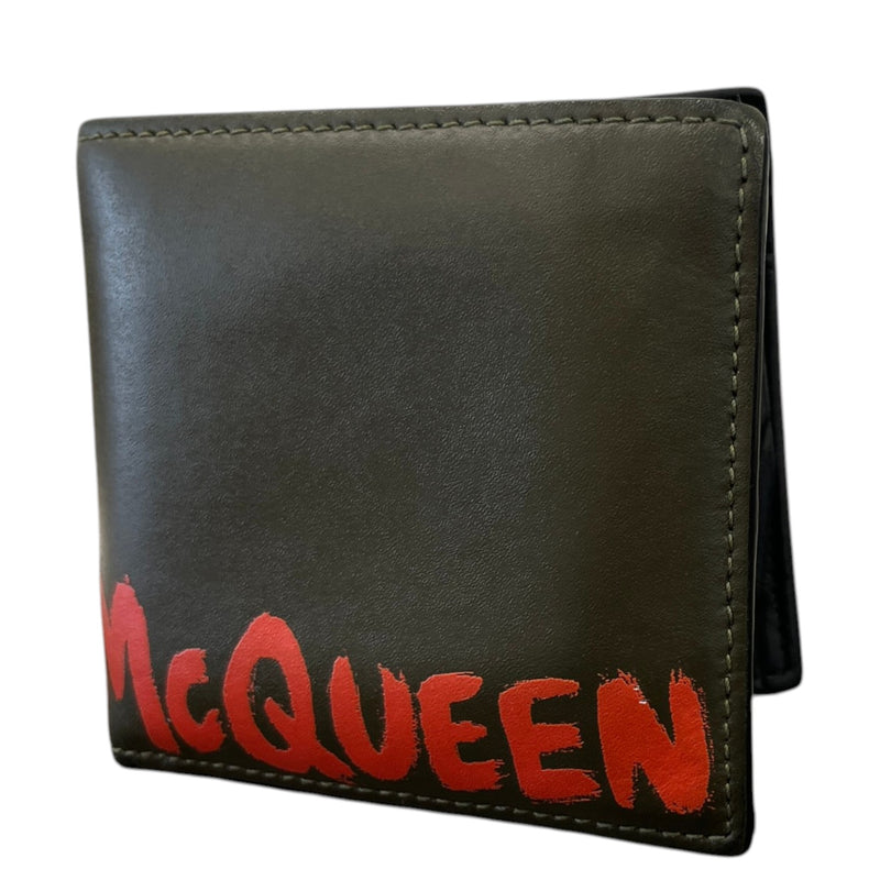 Men's Graffiti Logo Wallet Khaki
