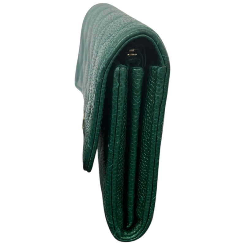 Women's CC 18S Iridescent Emerald Wallet Green