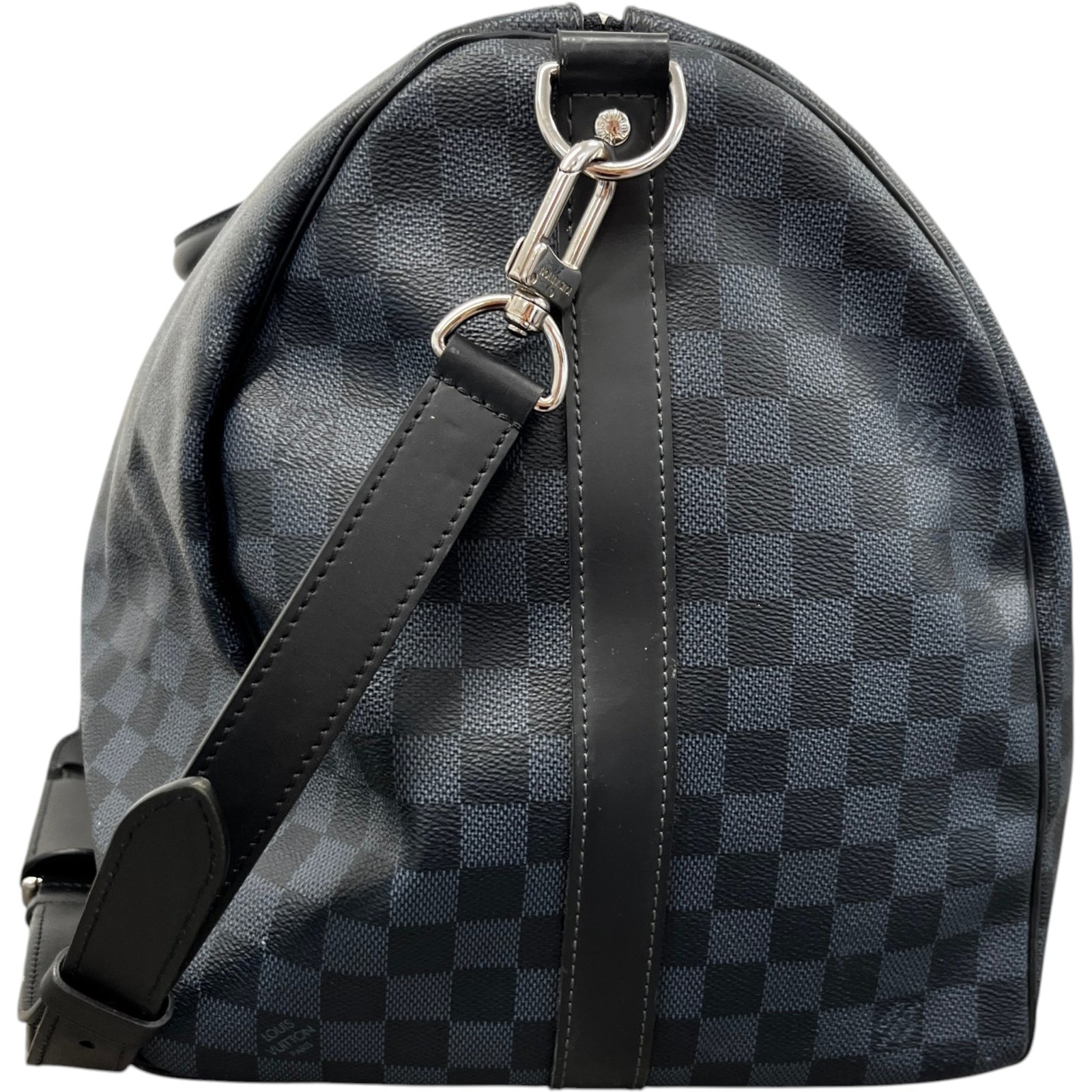 Men's Damier Colbolt Keepall Bandoulière 55 Bag Navy - Photo 6