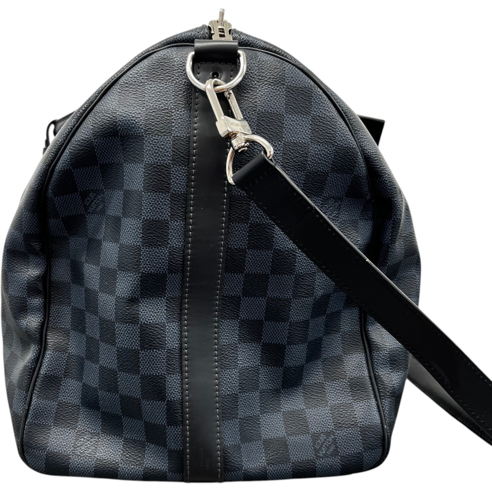 Men's Damier Colbolt Keepall Bandoulière 55 Bag Navy - Photo 7