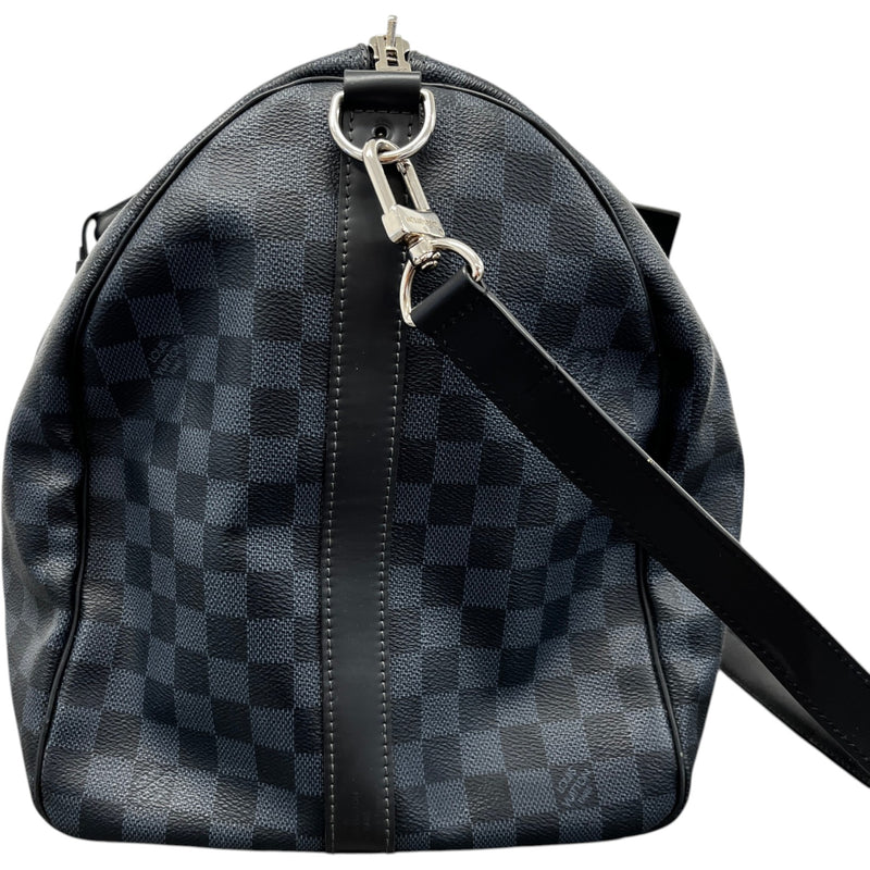 Men's Damier Colbolt Keepall Bandoulière 55 Bag Navy