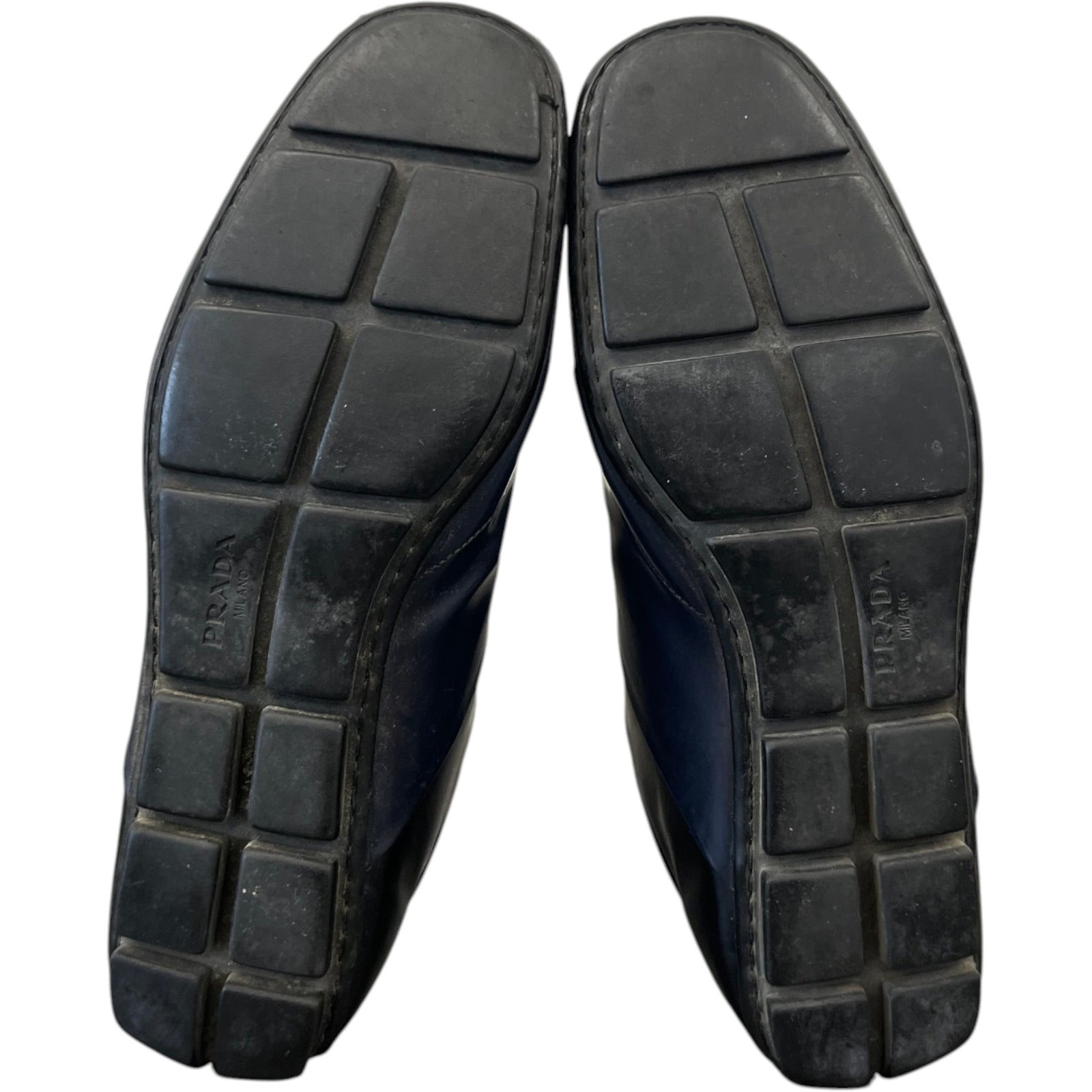 Men's Leather Logo Low Trainers Navy Size EU 40.5 / UK 6.5 - Photo 11