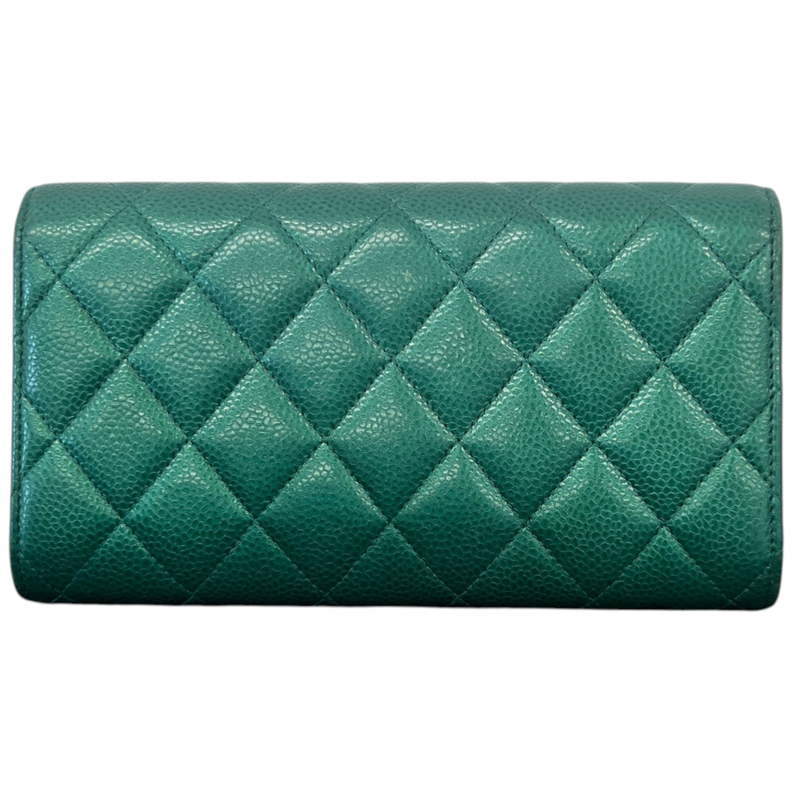Women's CC 18S Iridescent Emerald Wallet Green - Photo 2