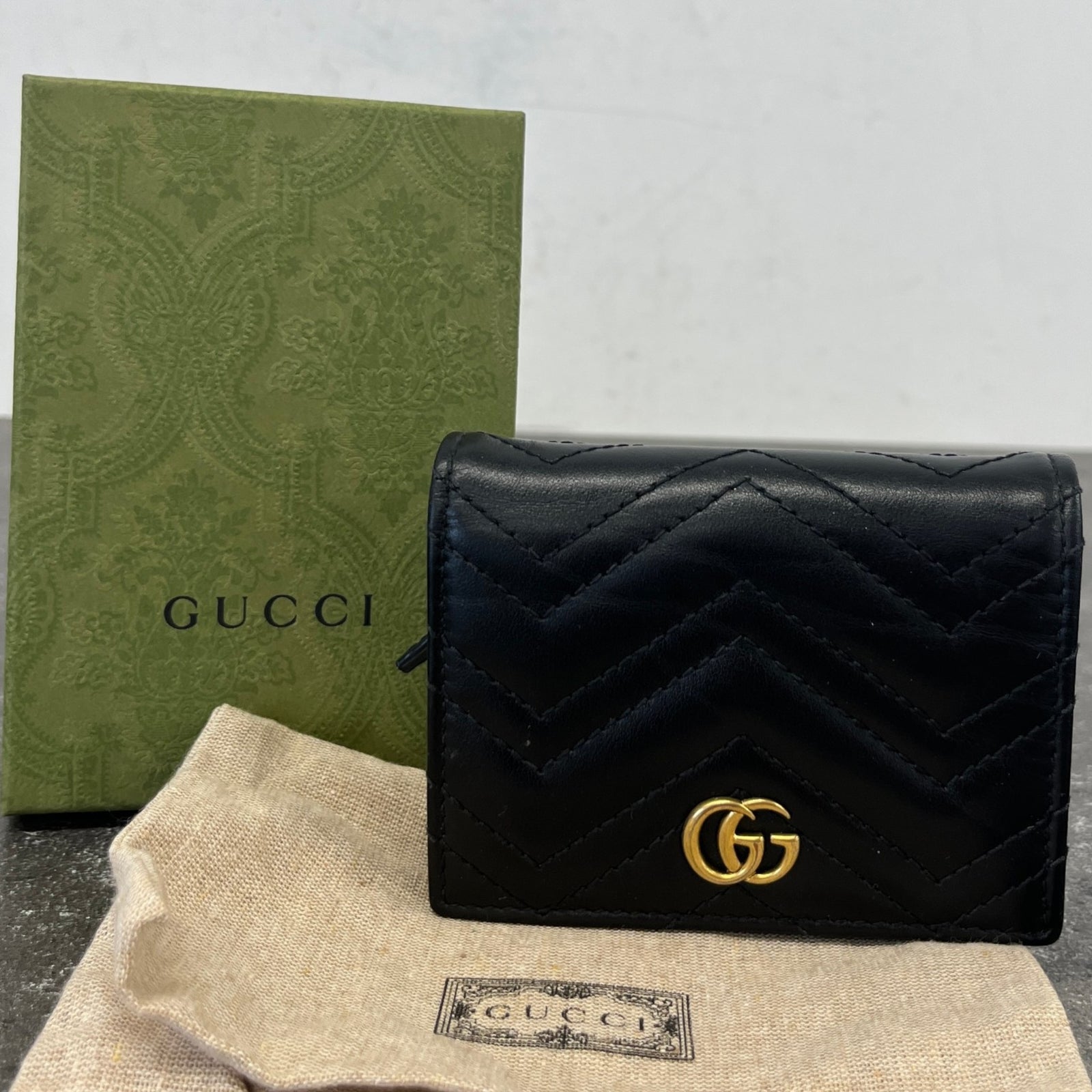 Women's Gg Marmont Wallet Black - Photo 13