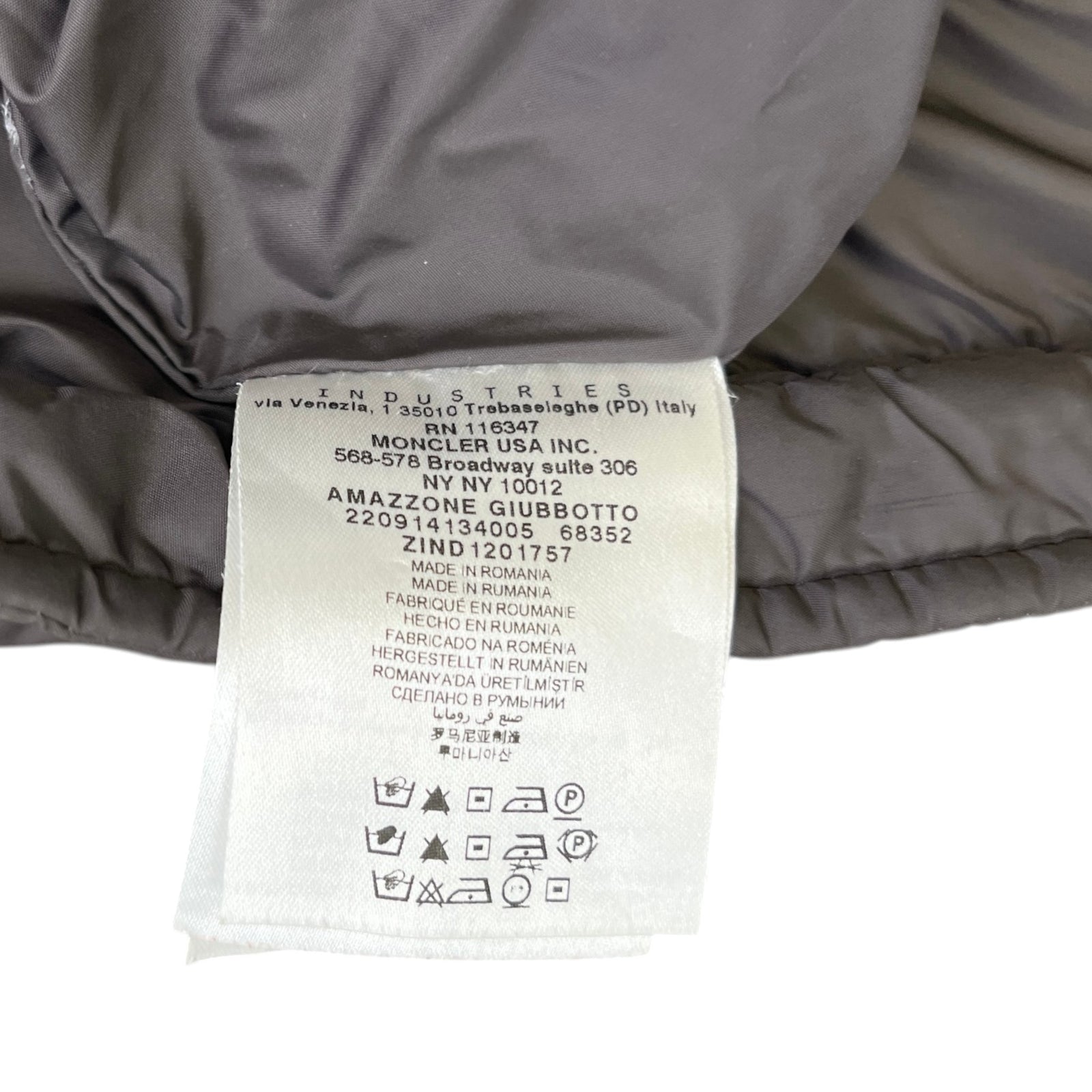 Men's Amazzone Down Jacket Brown Size 5 / XXL - Photo 9