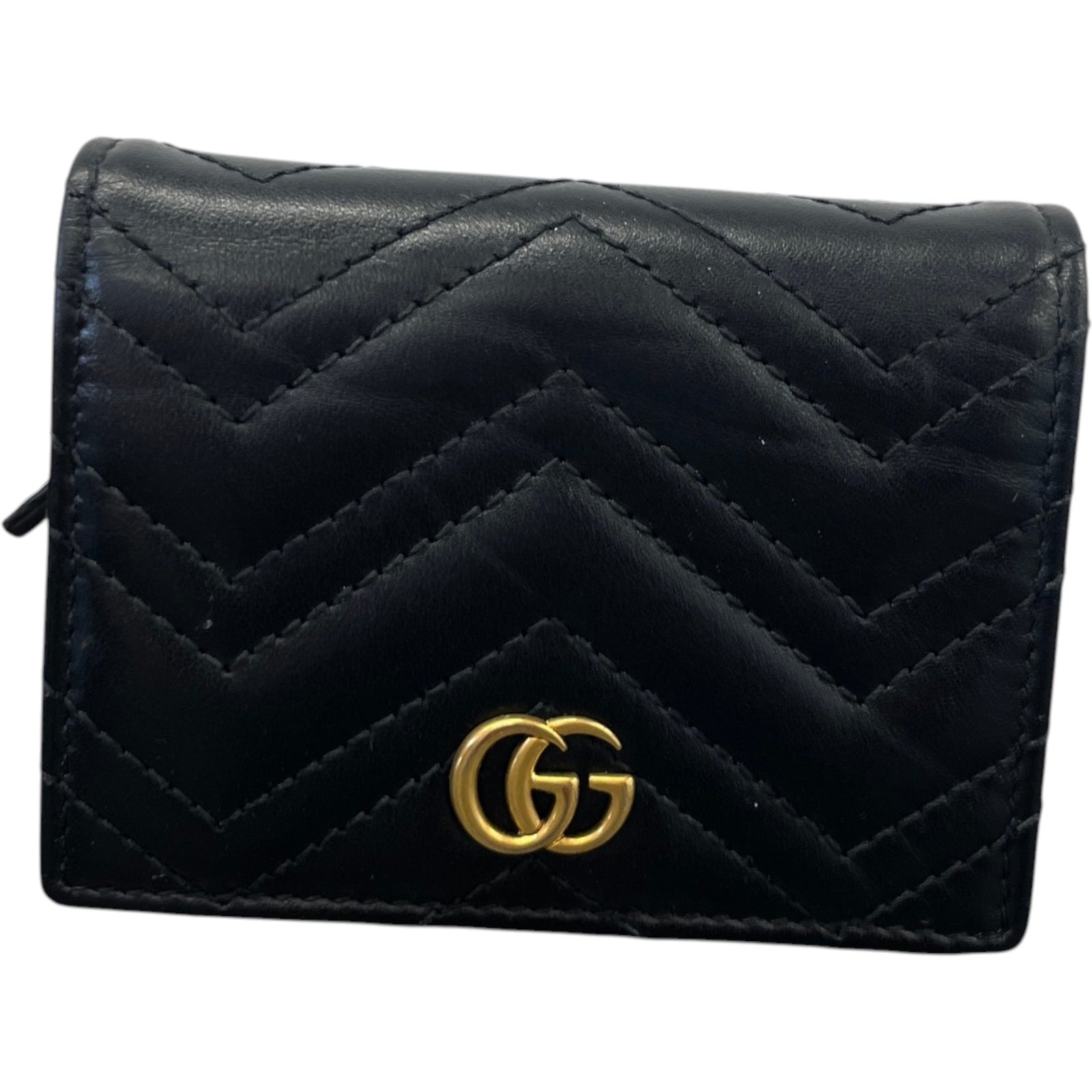 Women's Gg Marmont Wallet Black - Photo 1