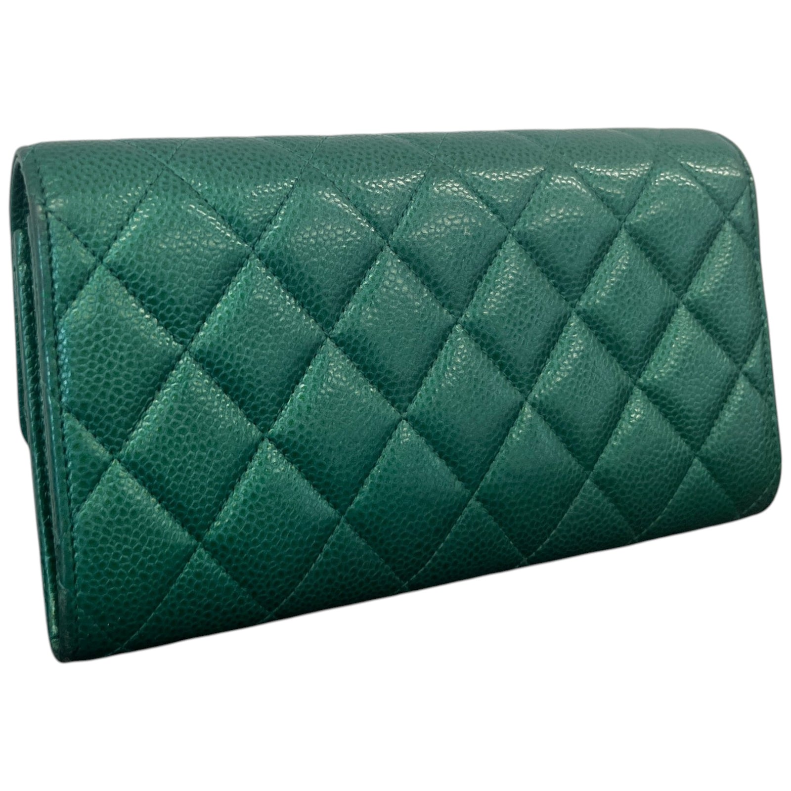 Women's CC 18S Iridescent Emerald Wallet Green - Photo 8