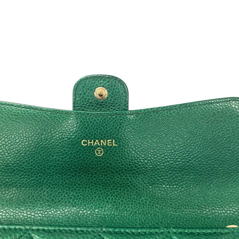 Women's CC 18S Iridescent Emerald Wallet Green