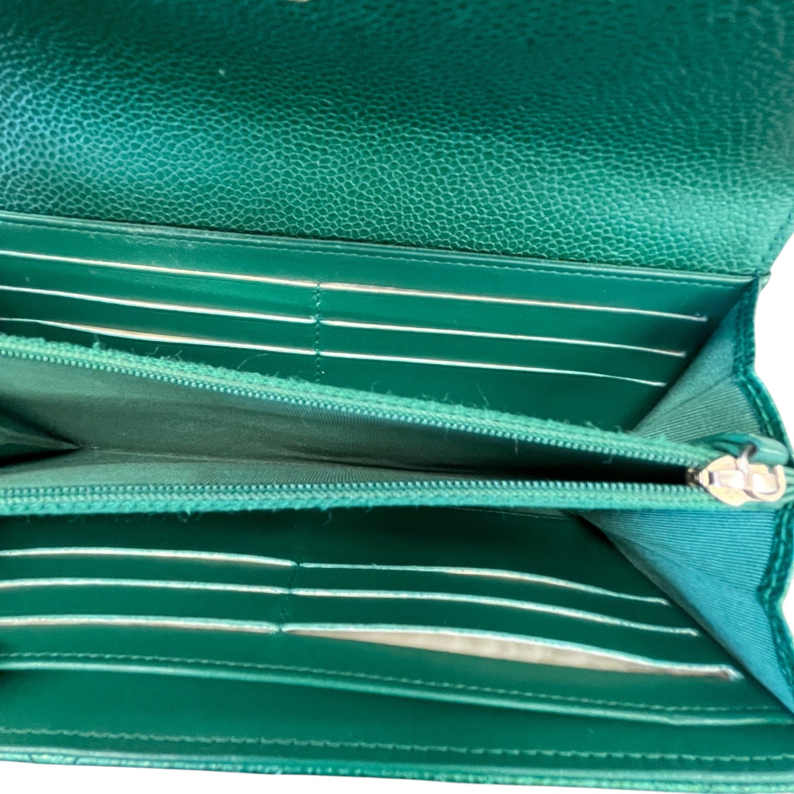 Women's CC 18S Iridescent Emerald Wallet Green - Photo 12