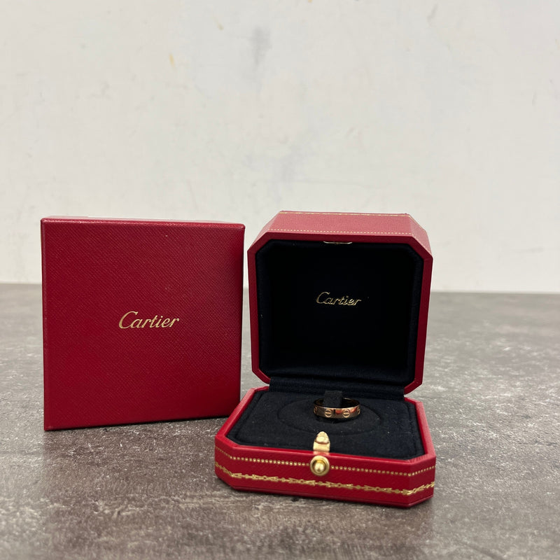 Women's Love Small Ring Gold Size J