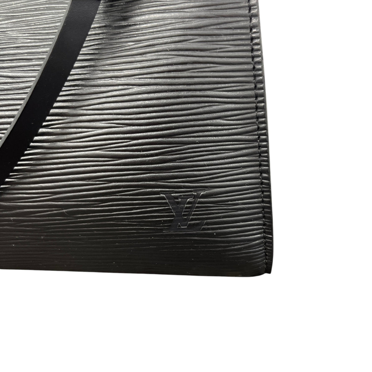 Women's Epi Leather Pochette Accessoires Handbag Black - Photo 10