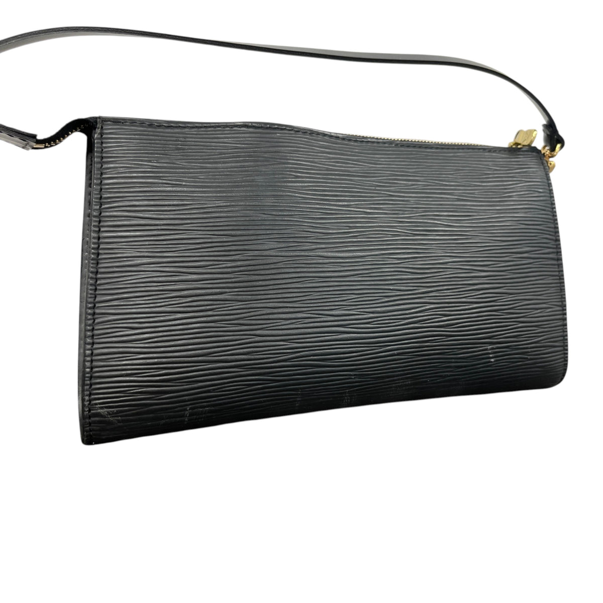 Women's Epi Leather Pochette Accessoires Handbag Black - Photo 3
