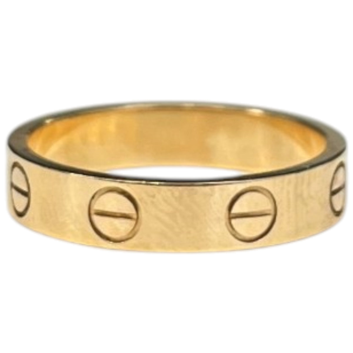 Women's Love Small Ring Gold Size J - Photo 4