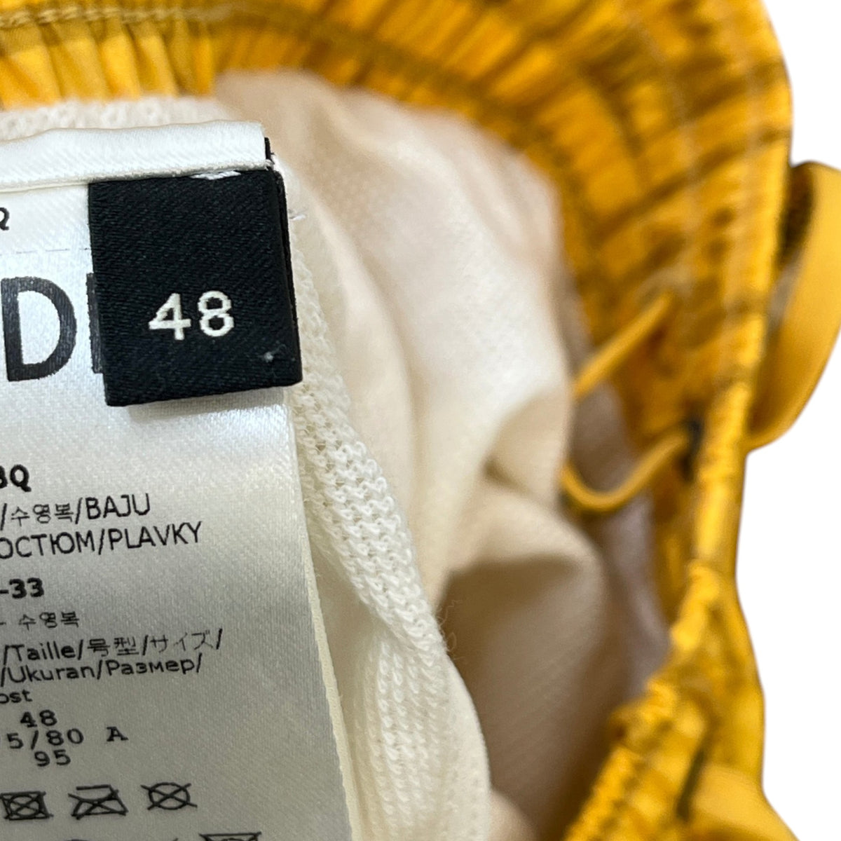 Men's FF Monogram Swim Shorts Yellow Size M / W32 - Photo 7