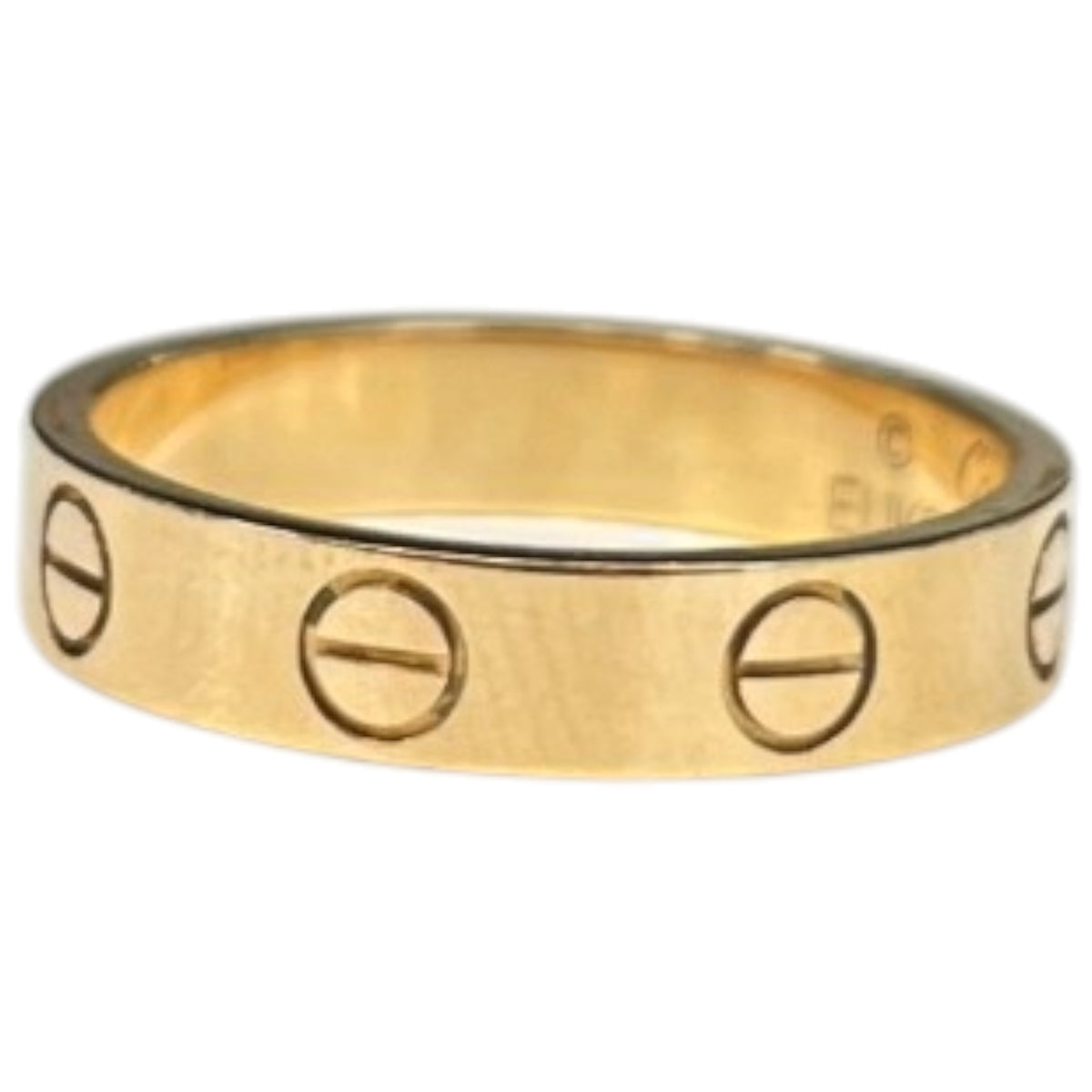Women's Love Small Ring Gold Size J - Photo 5