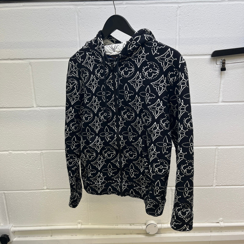 Men's X NBA Monogram Hoodie Black Size S