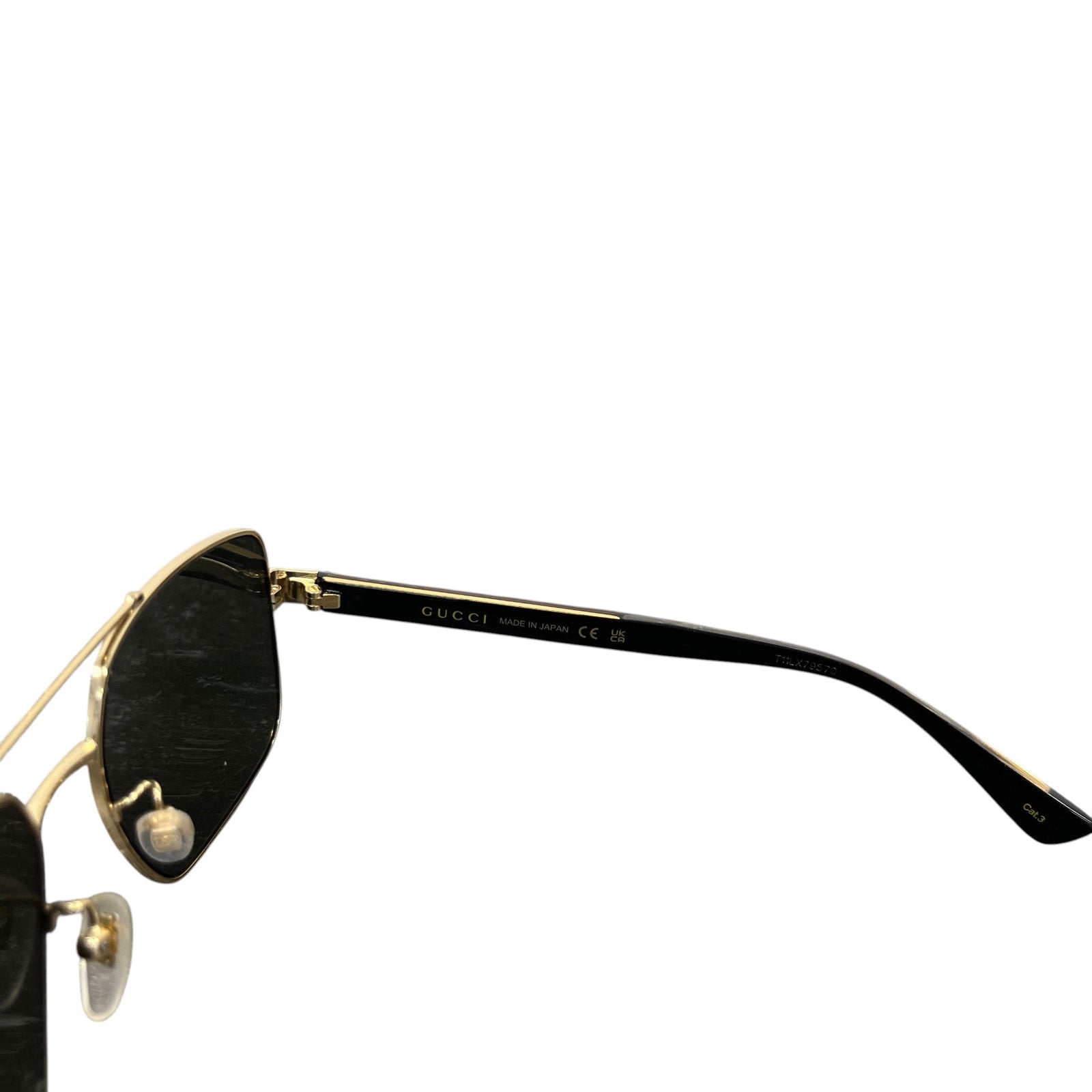 Men's GG0529S Pilot Sunglasses Gold - Photo 8