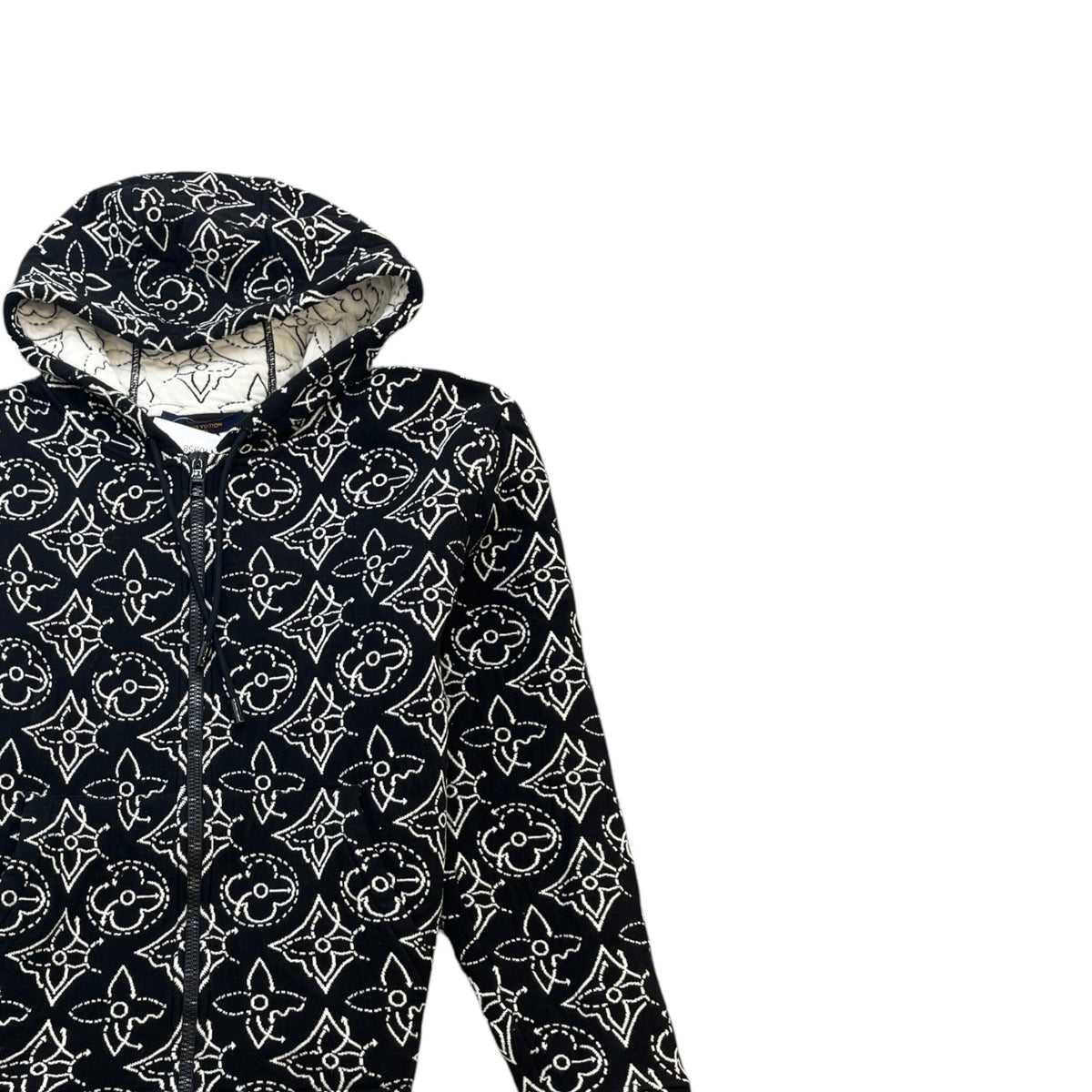 Men's X NBA Monogram Hoodie Black Size S - Photo 3