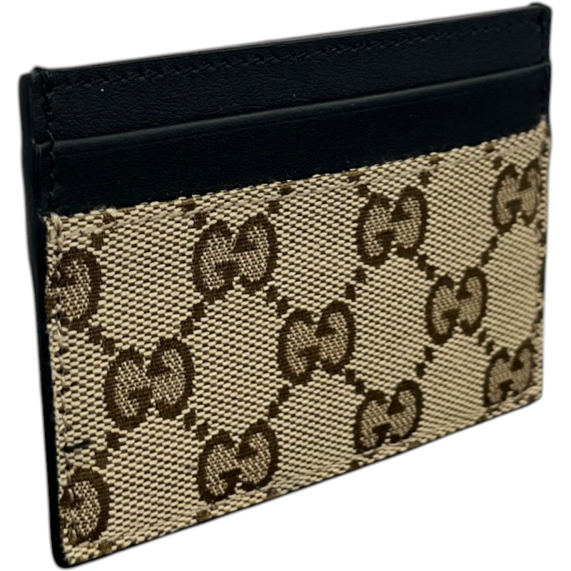 Men's Gg Supreme Card Holder Beige