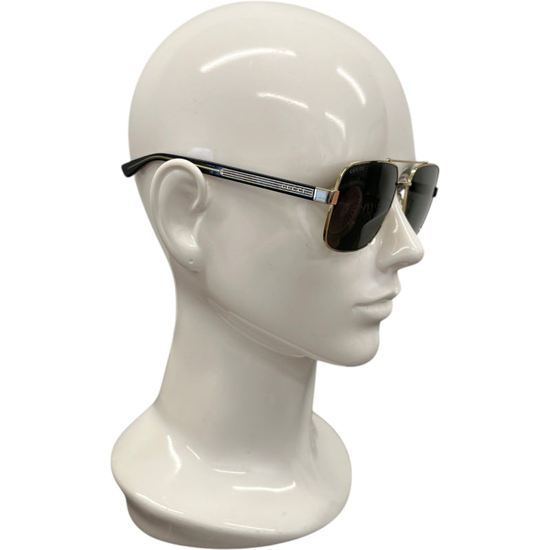 Men's GG0529S Pilot Sunglasses Gold