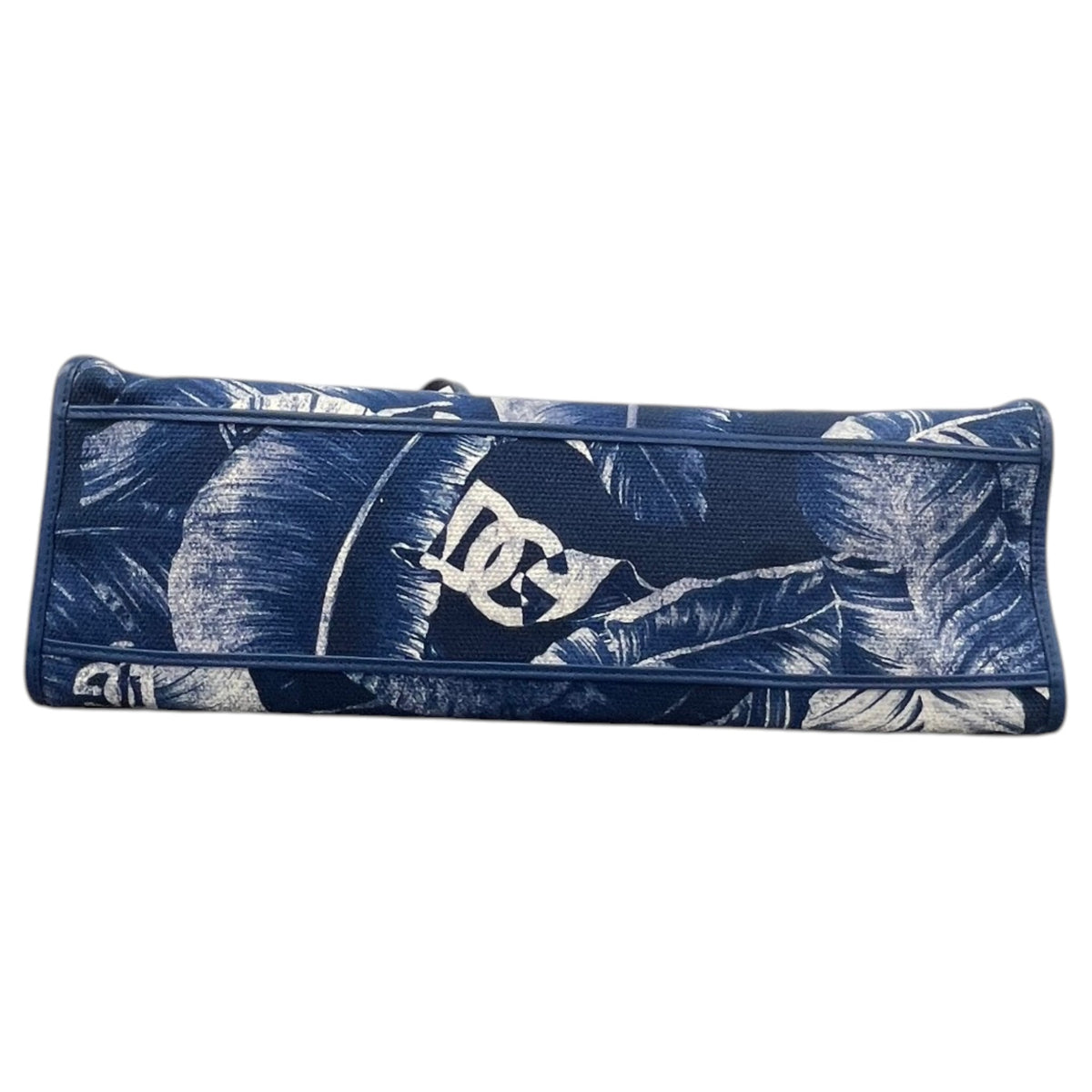 Women's Banana Leaf Tropical Pattern Handbag Blue - Photo 10