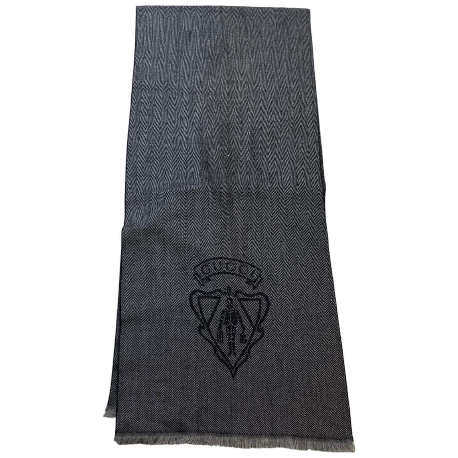 Men's Hysteria Crest Scarf Grey - Photo 3