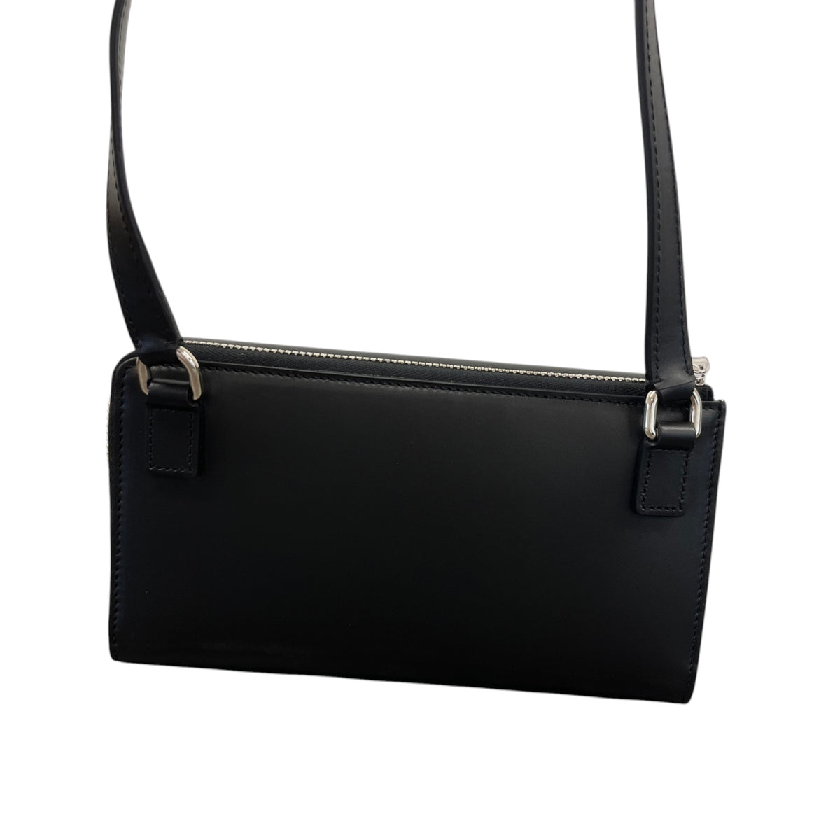 Men's D&G Plaque Logo Messenger Bag Black - Photo 3