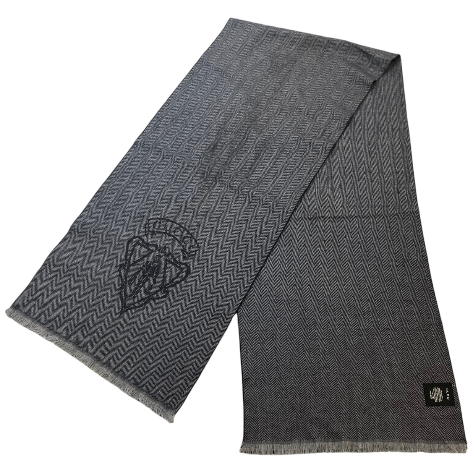 Men's Hysteria Crest Scarf Grey - Photo 1