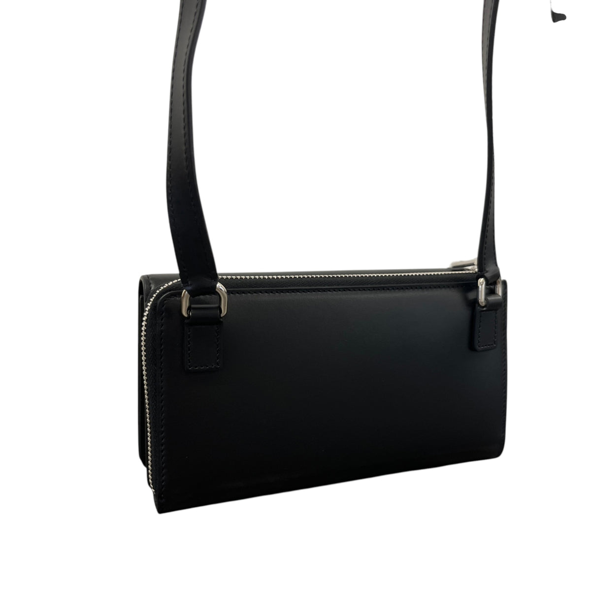 Men's D&G Plaque Logo Messenger Bag Black - Photo 8