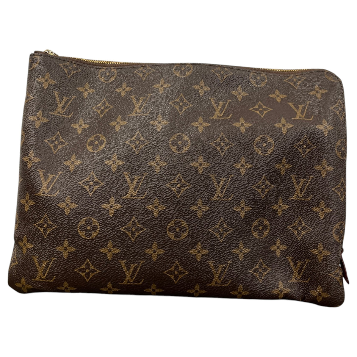 Women's Monogram Poche Documents Clutch Brown - Photo 1