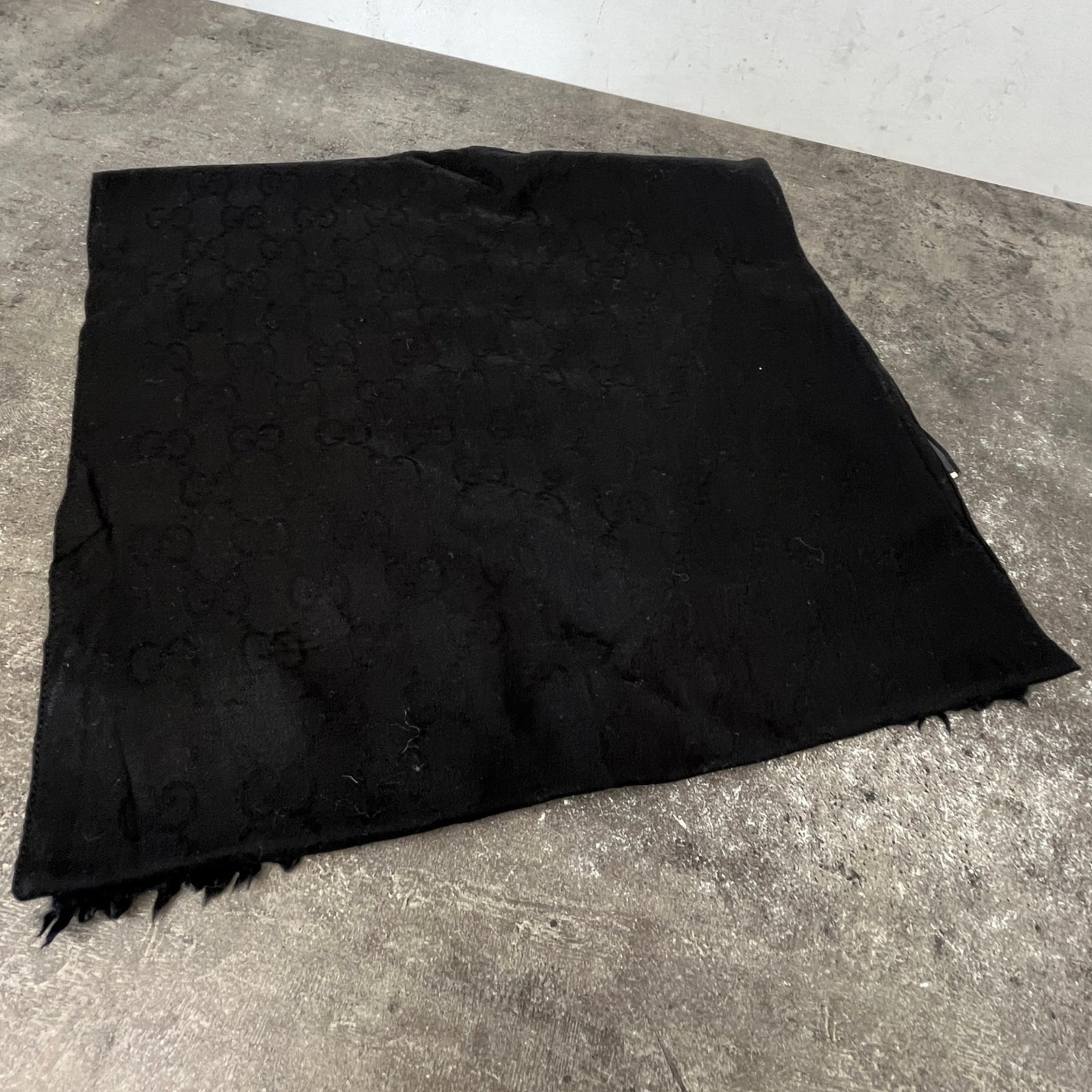 Women's GG Supreme Scarf Black - Photo 9