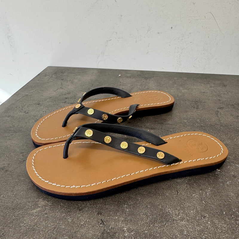 Women's Studded Sandals Navy Size UK 5 / EU 38