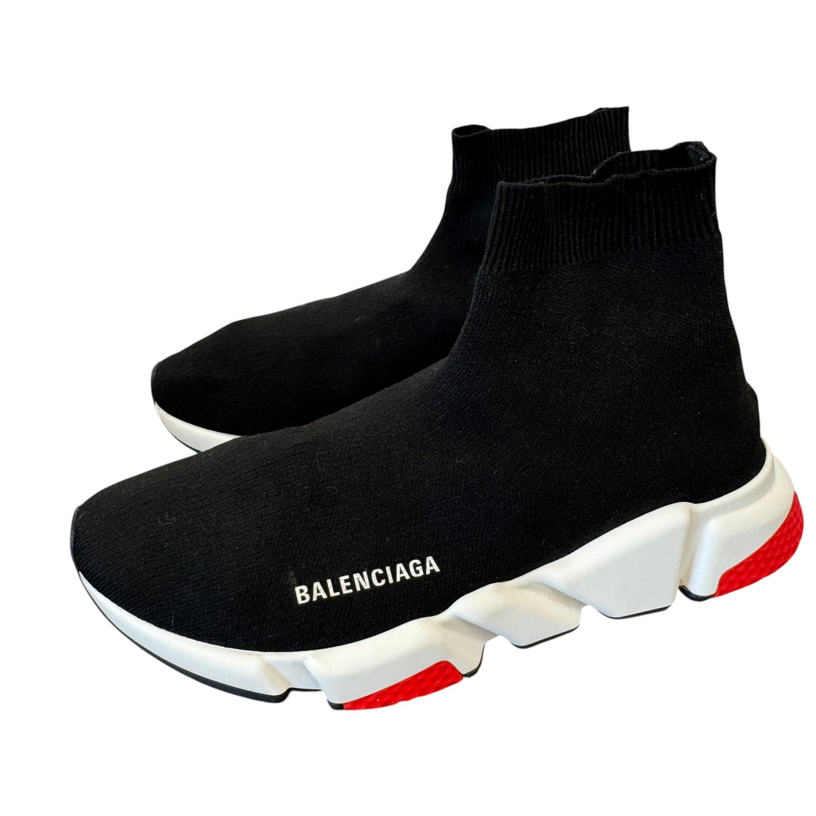 Men's Speed Sock High Trainers Black Size EU 42 / UK 8 - Photo 7