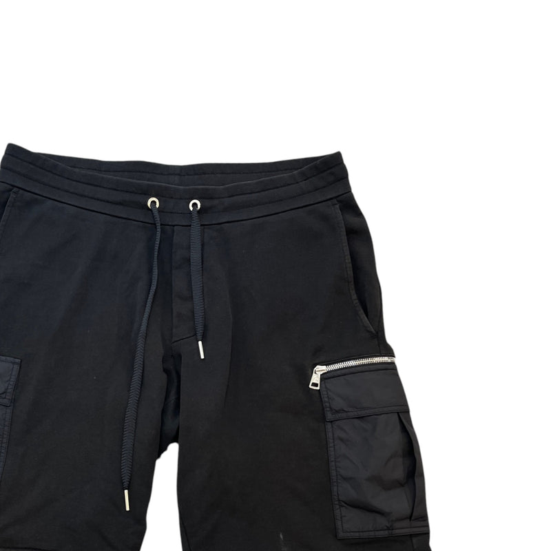 Men's Logo Patch Shorts Black Size L / W34