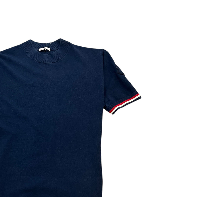 Women's Girocollo Tricot T-Shirt Navy Size L
