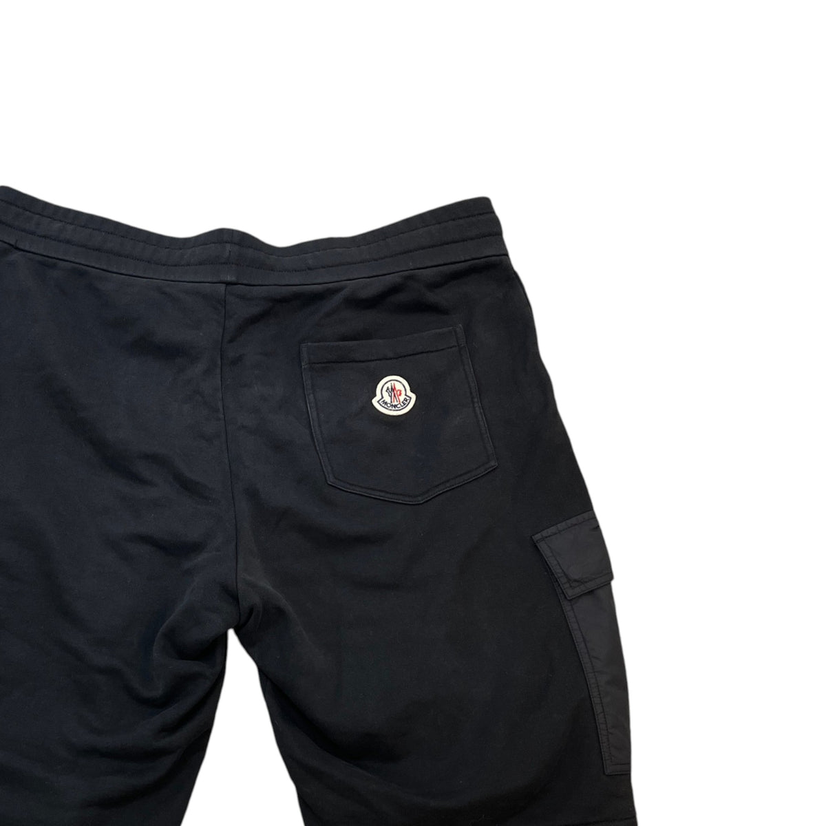 Men's Logo Patch Shorts Black Size L / W34 - Photo 4
