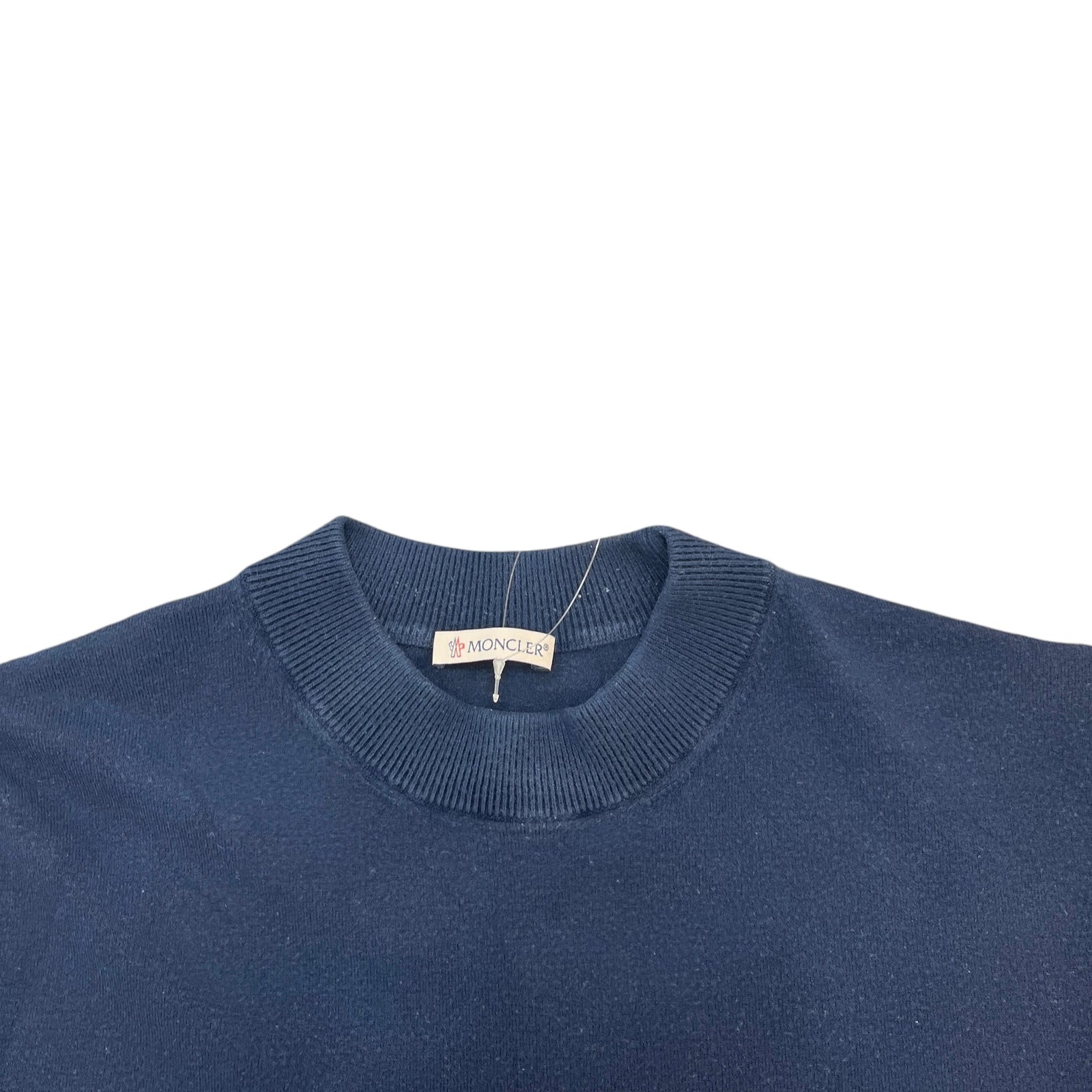 Women's Girocollo Tricot T-Shirt Navy Size L - Photo 6
