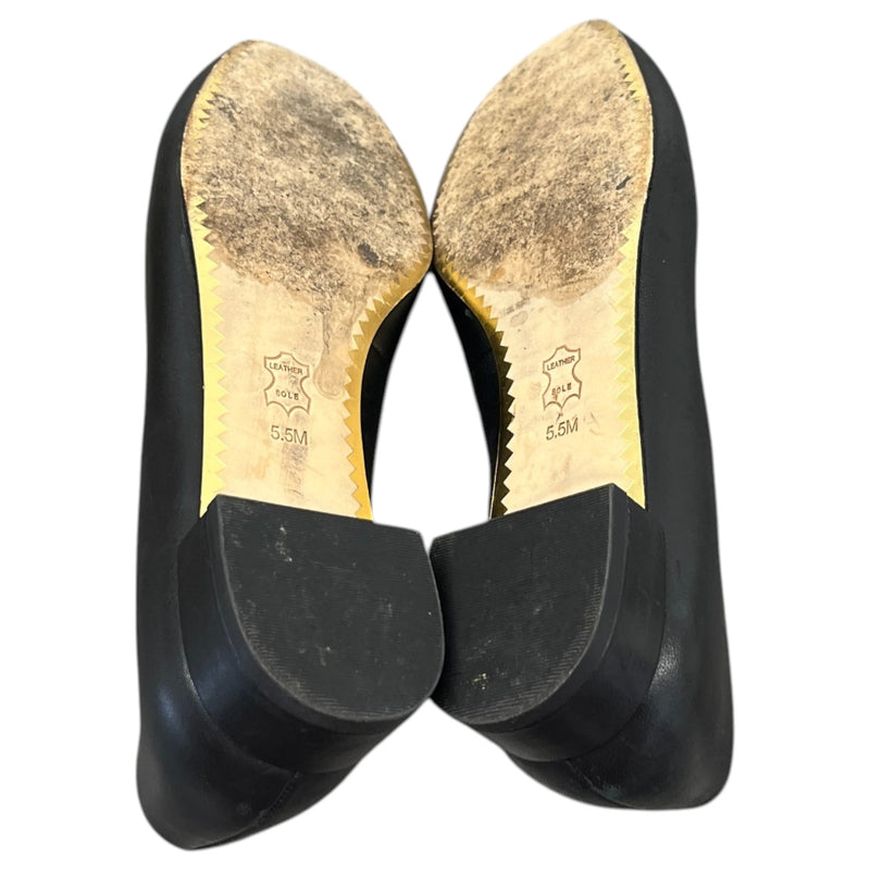 Women's Chelsea Ballet Pump Mules Black Size UK 3.5 / EU 36.5