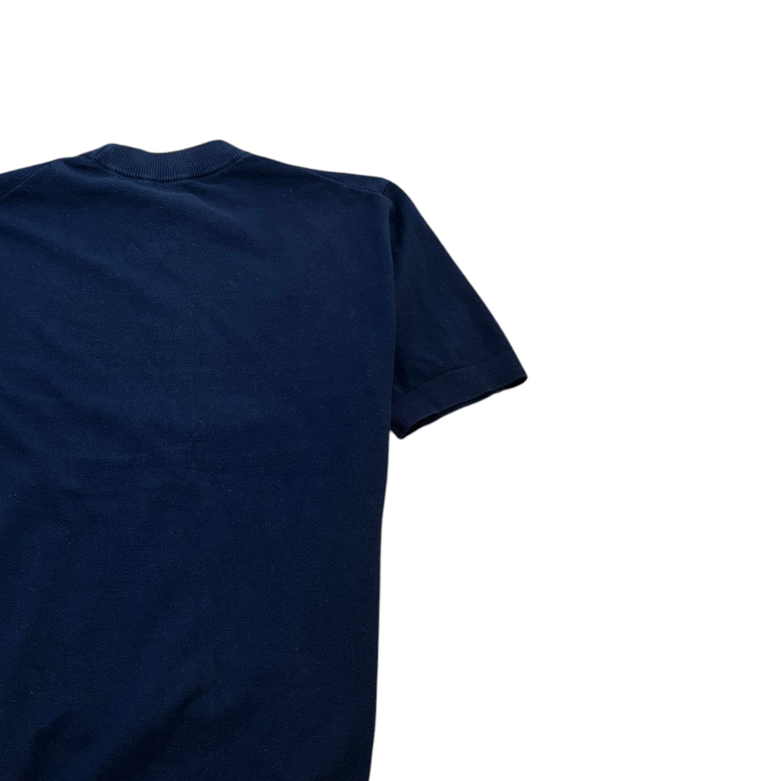 Women's Girocollo Tricot T-Shirt Navy Size L - Photo 4