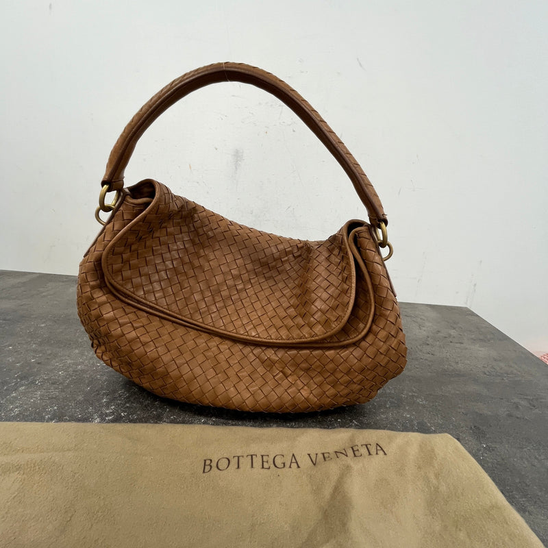 Women's Veneta Intrecciato Handbag Brown