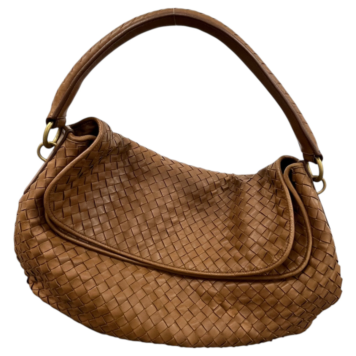 Women's Veneta Intrecciato Handbag Brown - Photo 1