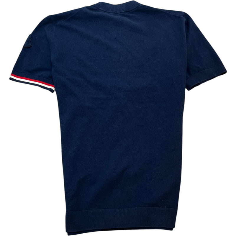 Women's Girocollo Tricot T-Shirt Navy Size L