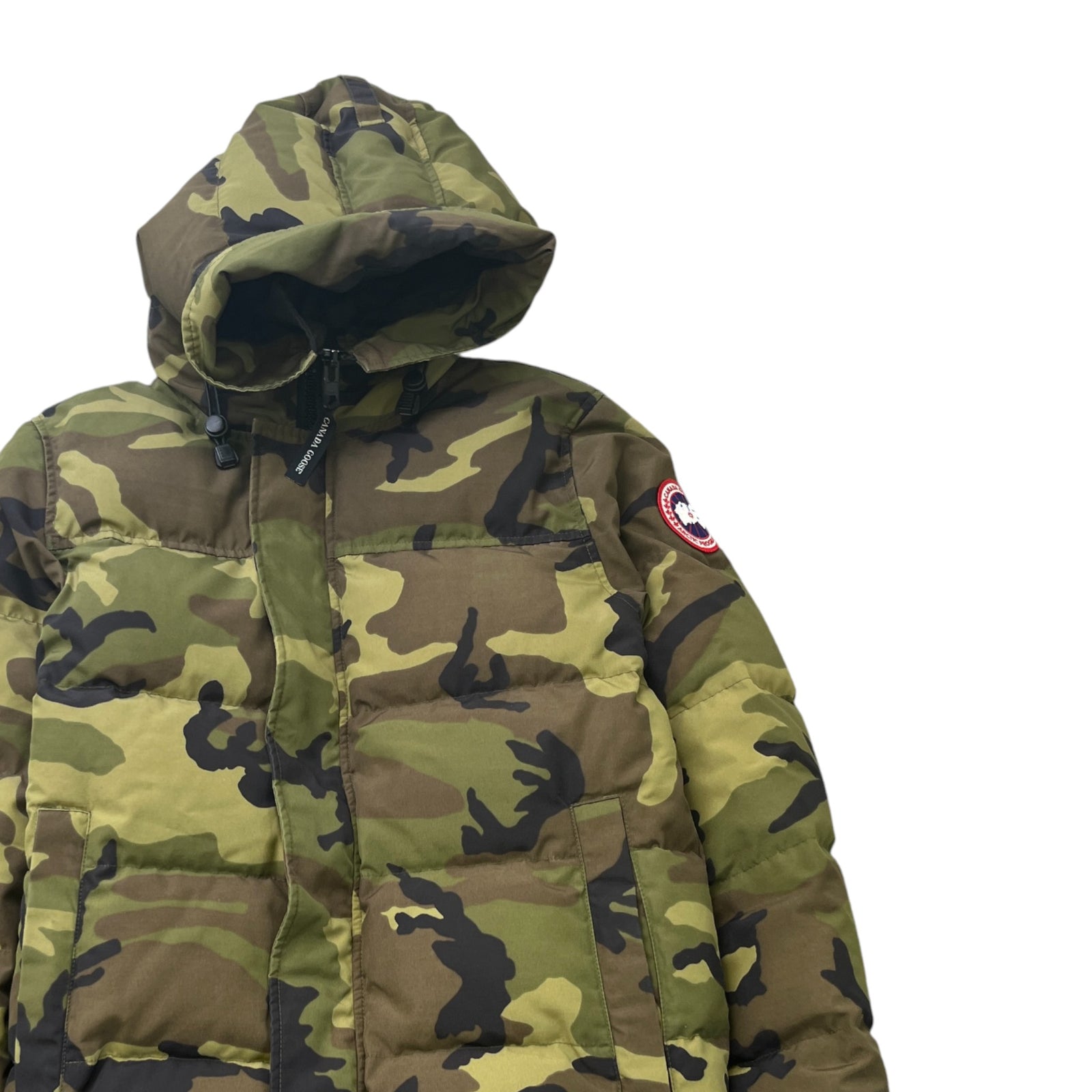 Men's Macmillan Parka Down Jacket Khaki Size S - Photo 3