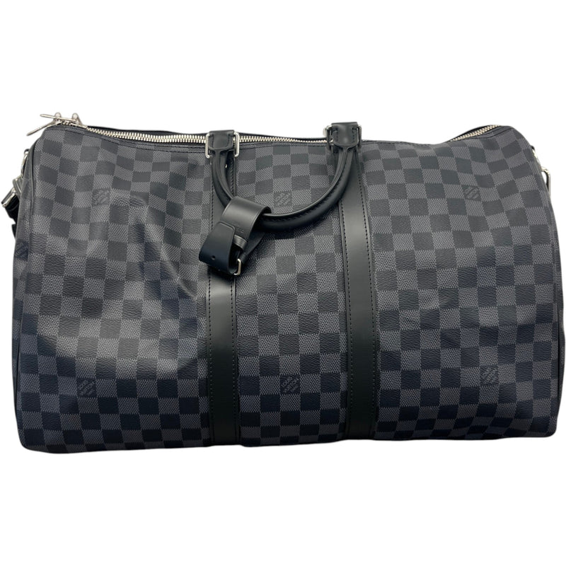 Men's Damier Graphite Keepall Bandoulière 45 Bag Charcoal